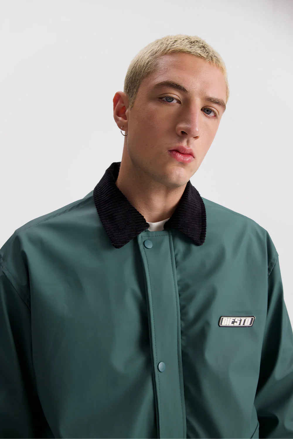 Green waterproof jacket