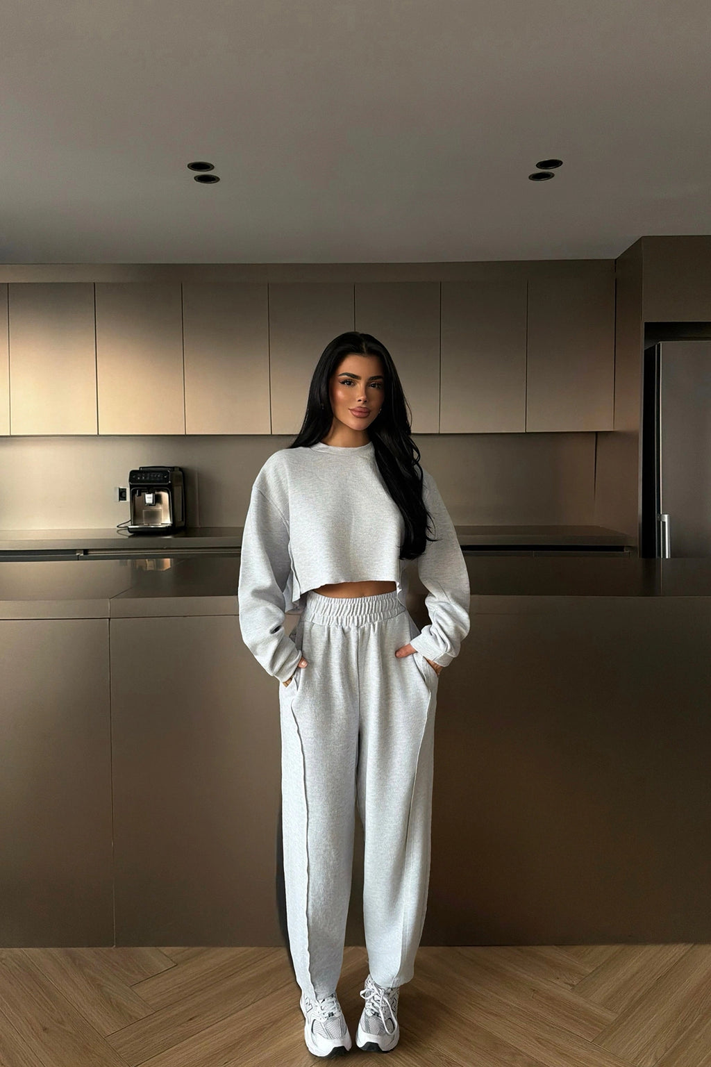 Grey Brendon tracksuit set