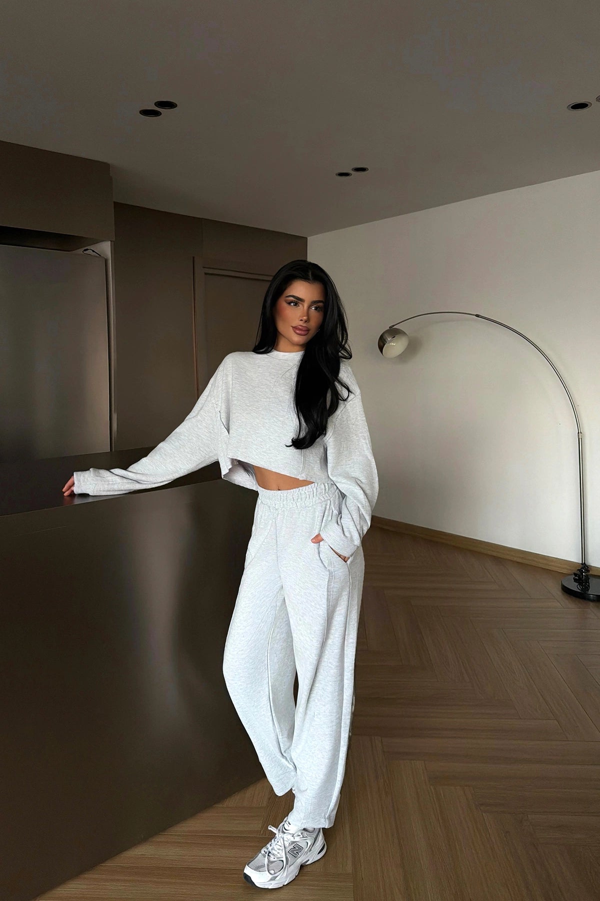 Grey Brendon tracksuit set