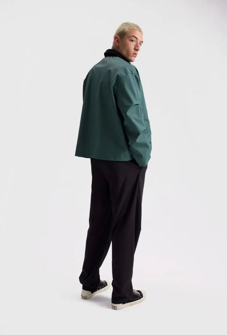 Green waterproof jacket
